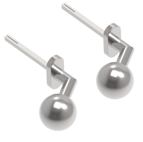 Klamka z szyldem - par AISI 304, K320