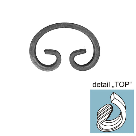 Element h80, b55, 12x6mm