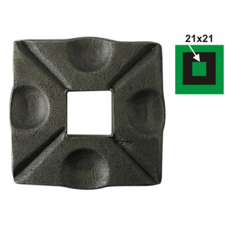 Maskownica ozdobna 70x70, 21x21, t6mm