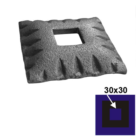 Maskownica ozdobna 80x80, 31,5x31,5 , h20mm