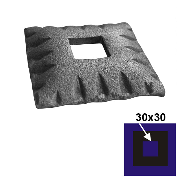 Maskownica ozdobna 80x80, 31,5x31,5 , h20mm