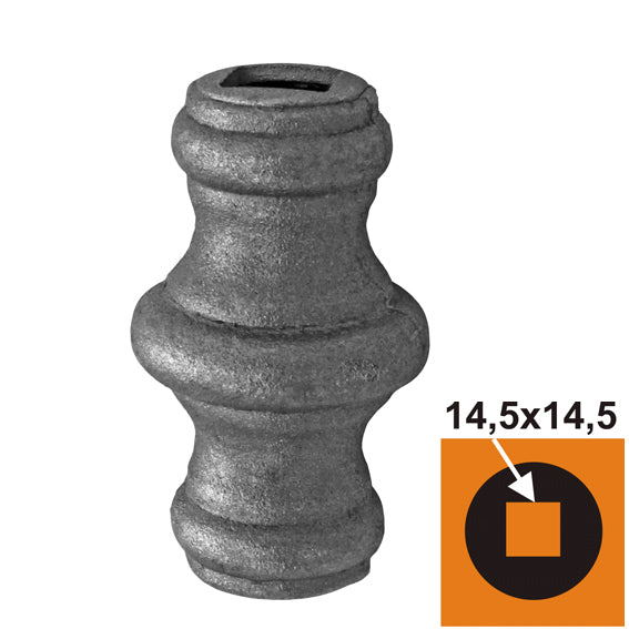 Nasadka h62,2  D42, 14,5x14,5mm