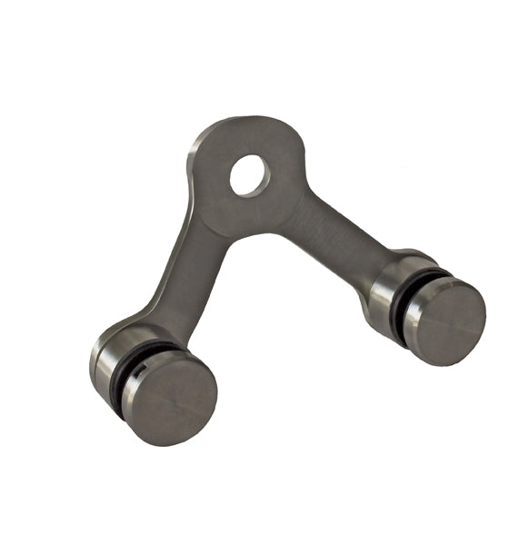 Uchwyt do szkła spider podwojny AISI304, 2xD30mm/9