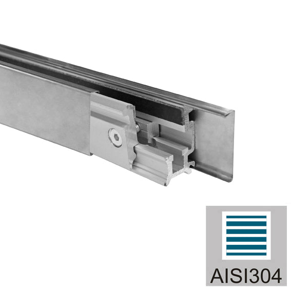 listwa zasciskowa do zabudowy szklannej