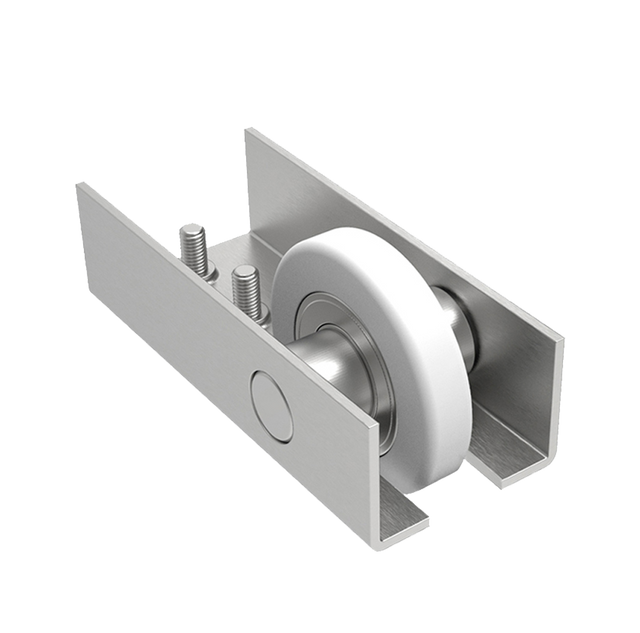 Kółko dojazdowe, stal nierdzewna profile 90x99mm