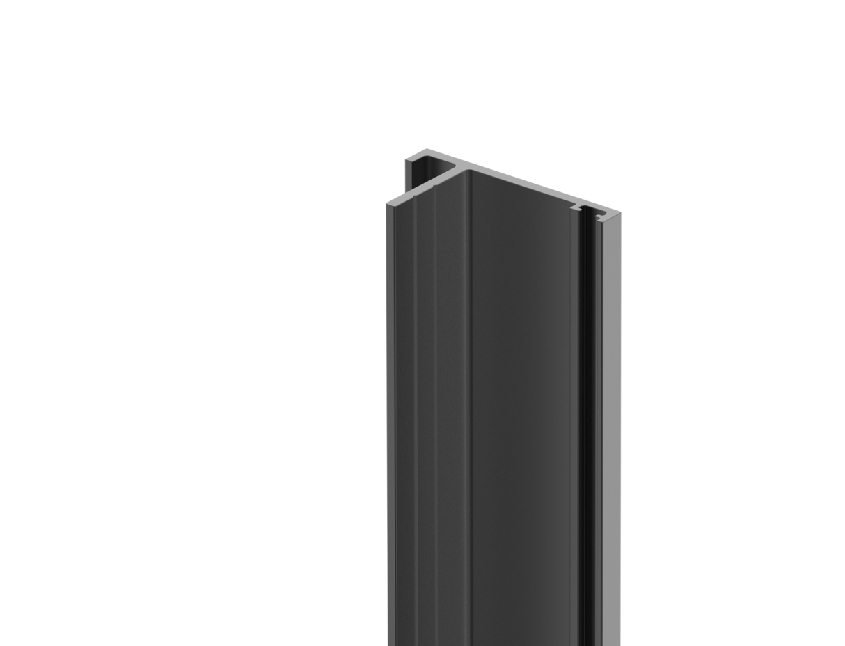 Aluminiowy profil końcowy bramy