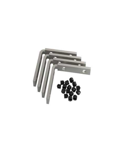 Profil ościeżnicowy do szklanych drzwi "L"