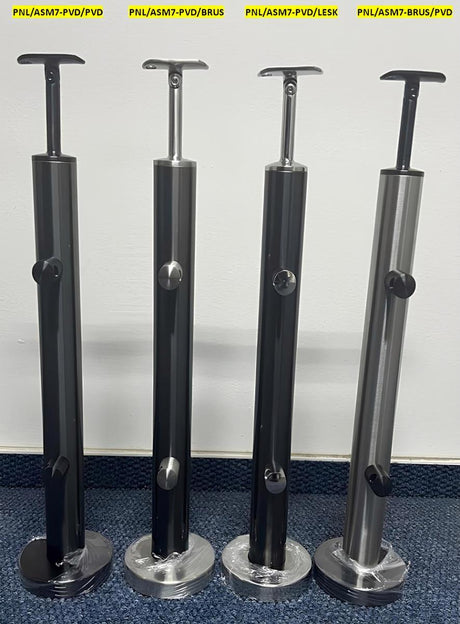 Słupek nierdzewny uzbrojony