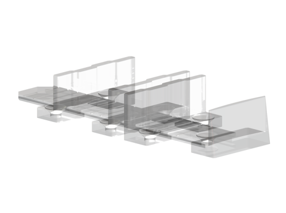 Drzwi przesuwne - AL bar, ładowność 60kg