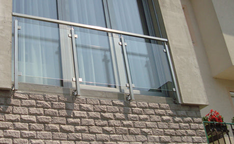 Uchwyt szkła polerowany