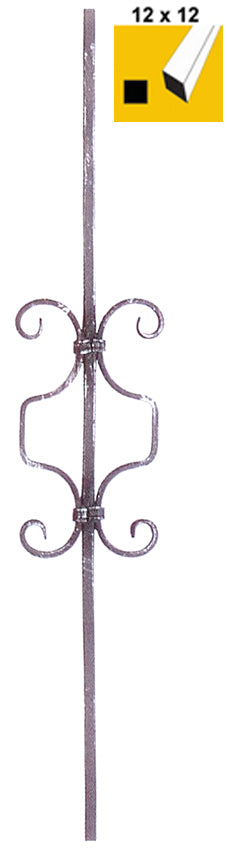 Tralka zdobiona 12x12, h900mm