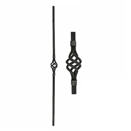 Tralka zdobiona h900, b58, 12x12mm