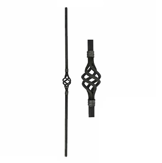 Tralka zdobiona h900, b58, 12x12mm