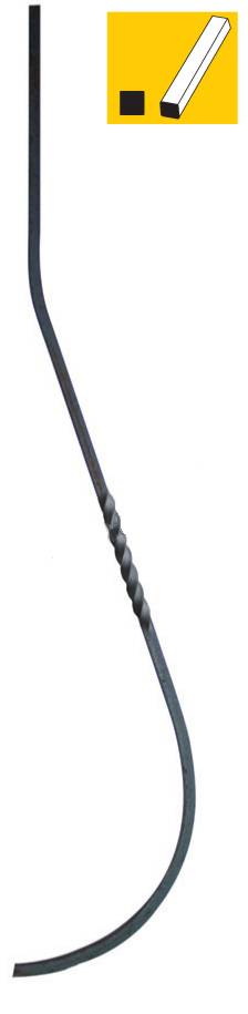 Tralka zdobiona h900, 12x12mm