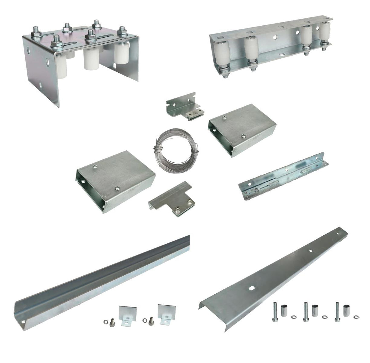 Teleskopowy system bramy. Max 15m, 2-dzielna