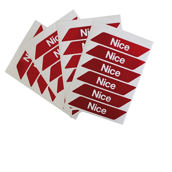 Naklejki na ramię szlabanu