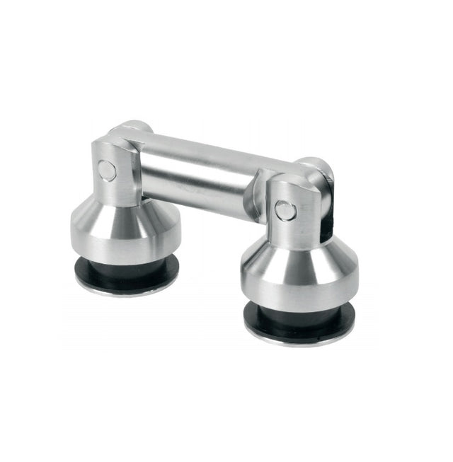 łącznik narożny szkło - szkło z regulacją