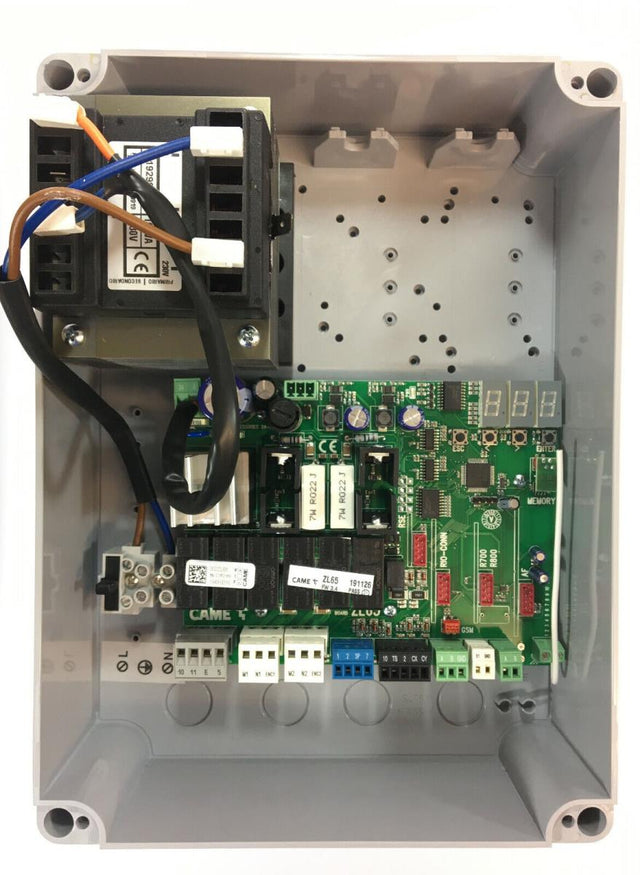 Szafka z elektroniką do bramy dwuskrzydłowej, 24 V DC