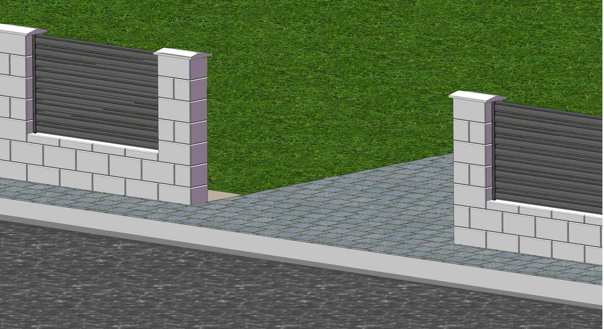 Aluminiowy adapter 64x38-6000mm do żaluzji do 46mm R7016