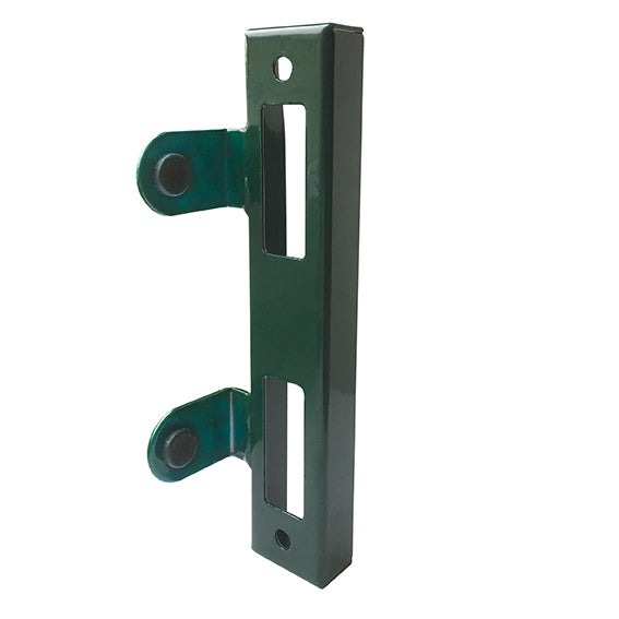 Doraz bránky kovový, zelený