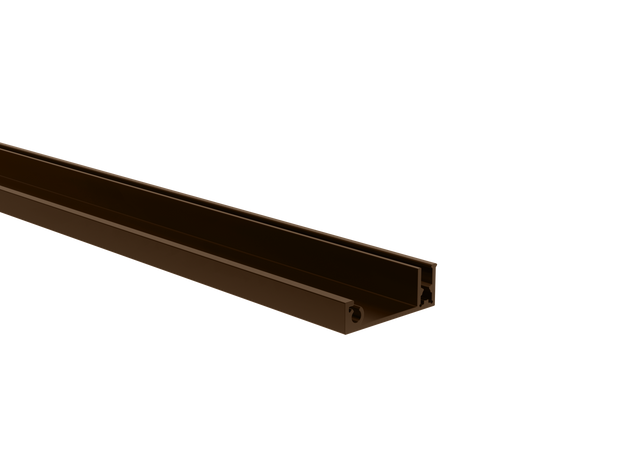 Aluminiowy adapter ogrodzeniowy do wypełnień - listwa maskująca 6000mm