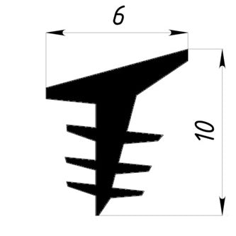 Uszczelka gumowa profil