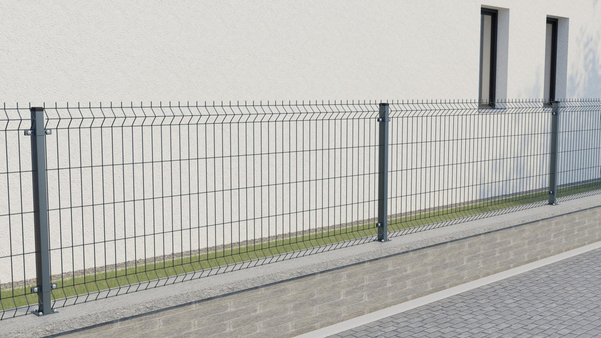 Zváraný plotový panel 3D ZnPVC 2500x1030x4mm antracit