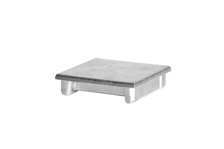 Aluminiowa zaślepka słupka 80x80 płaska - naturalna