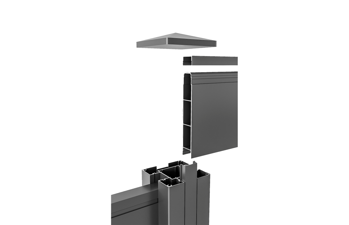 Aluminiowe wypełnienie ogrodzenia 20x120x1800mm