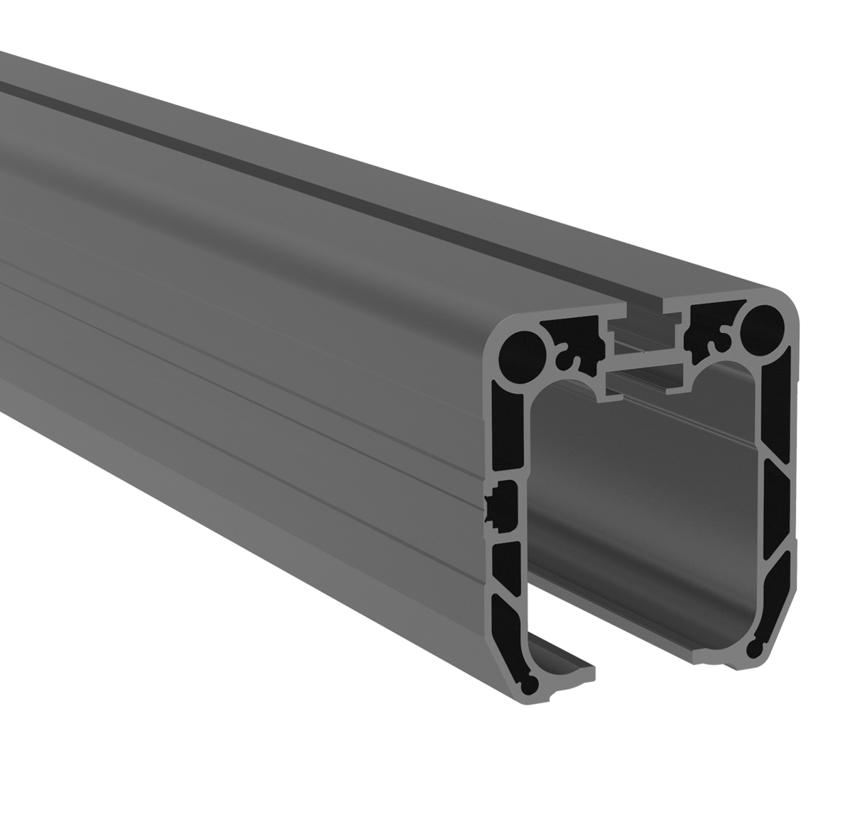 Prowadzący profil dolny AL, 90x99mm, L6m, RAL7016