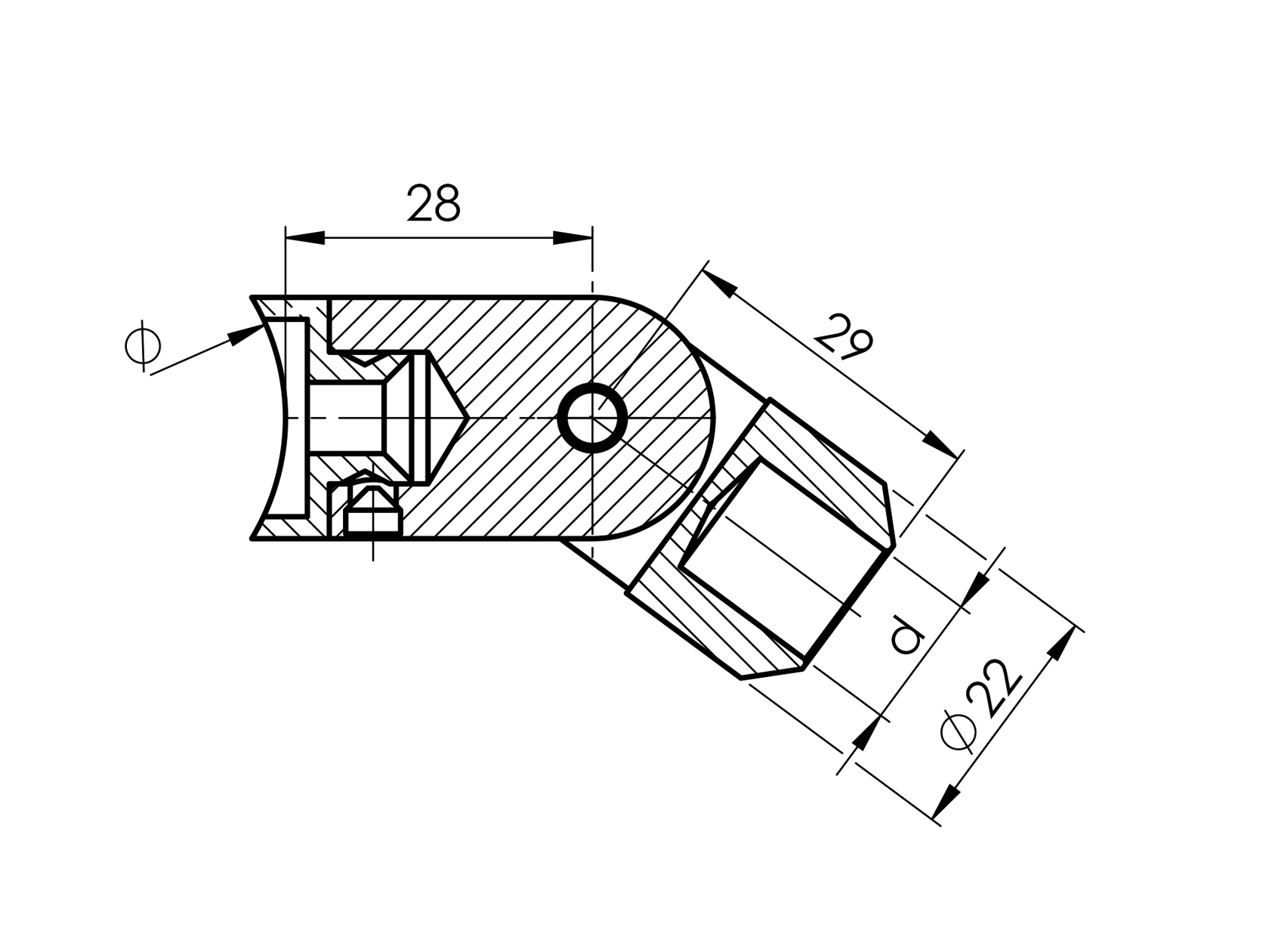 Mocowanie wypełnienia regulowane
