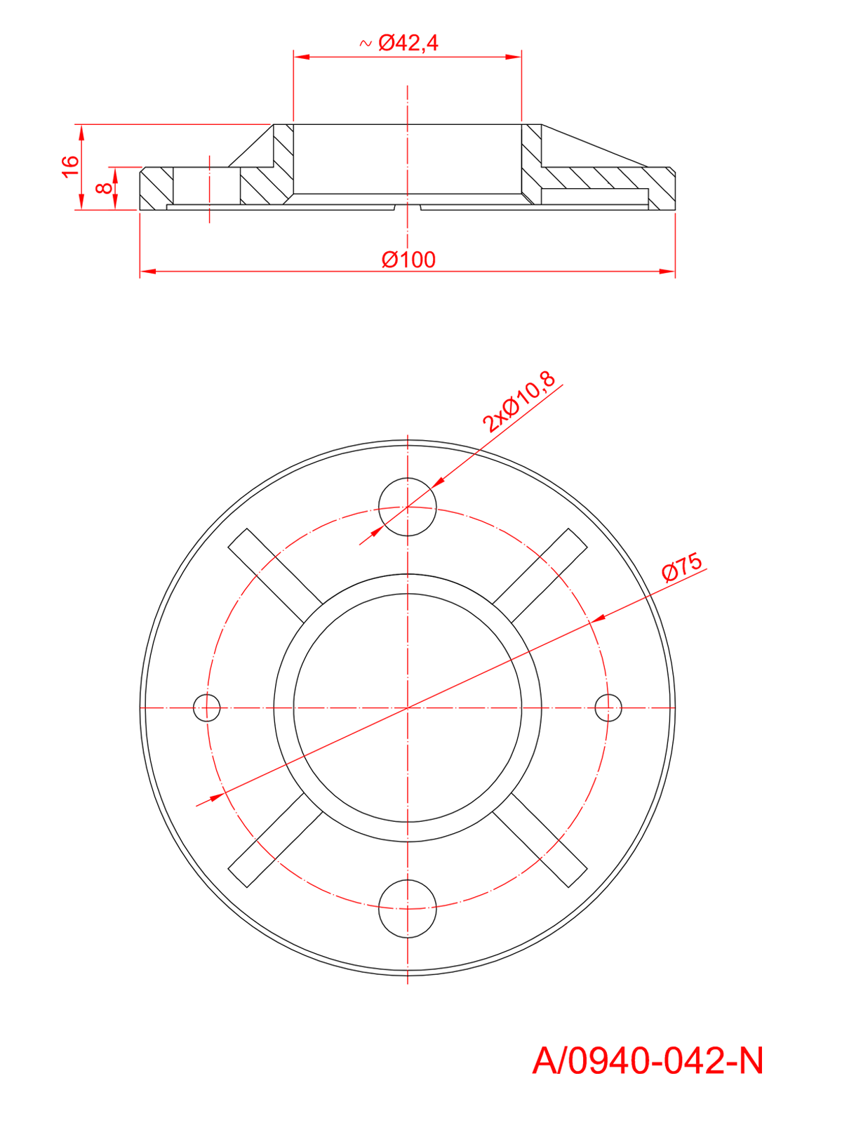 Podstawa słupa balustrady