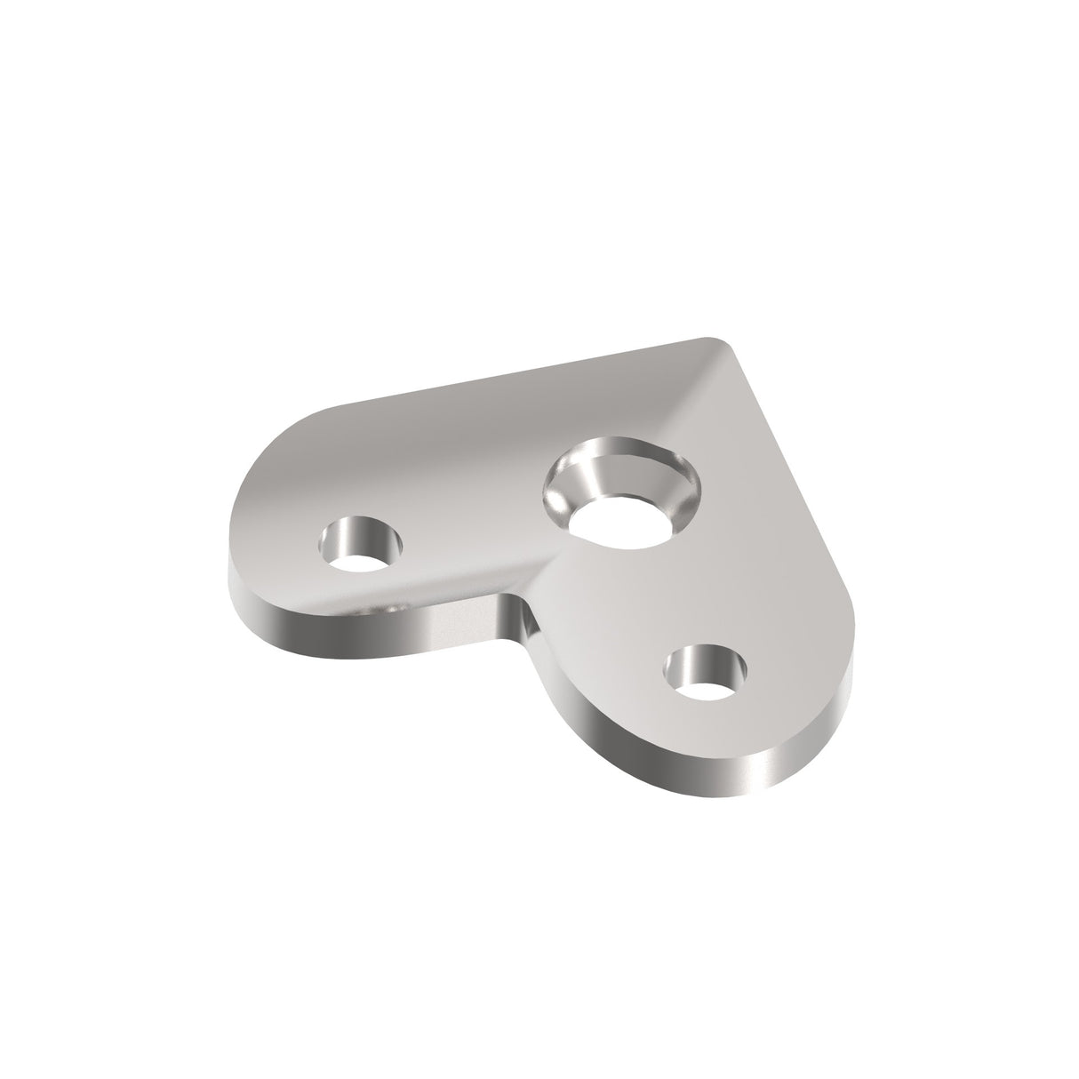 Narożna blaszka montażowa pochwytu