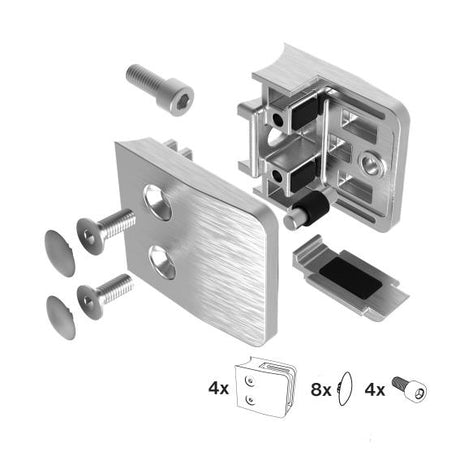 Uchwyt szkła szlifowany