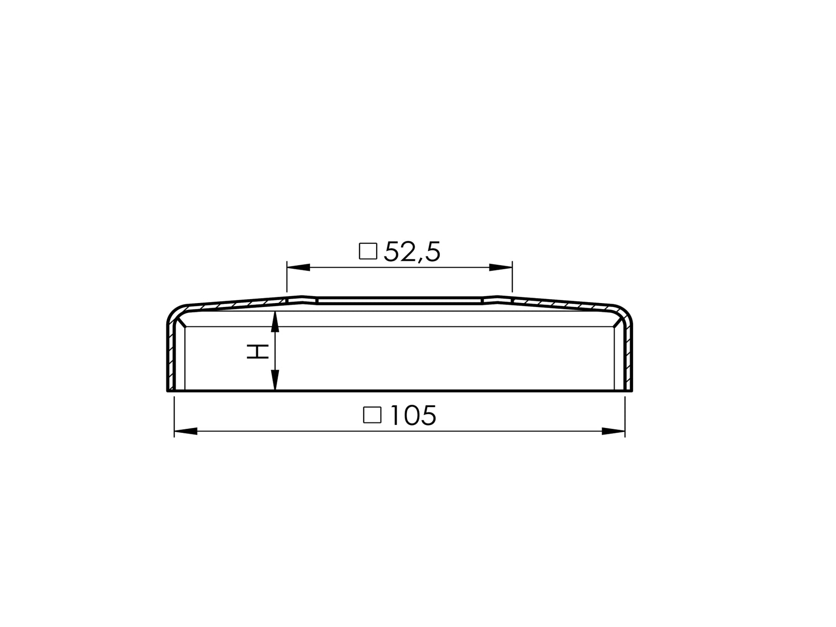 Rozeta maskująca na profil