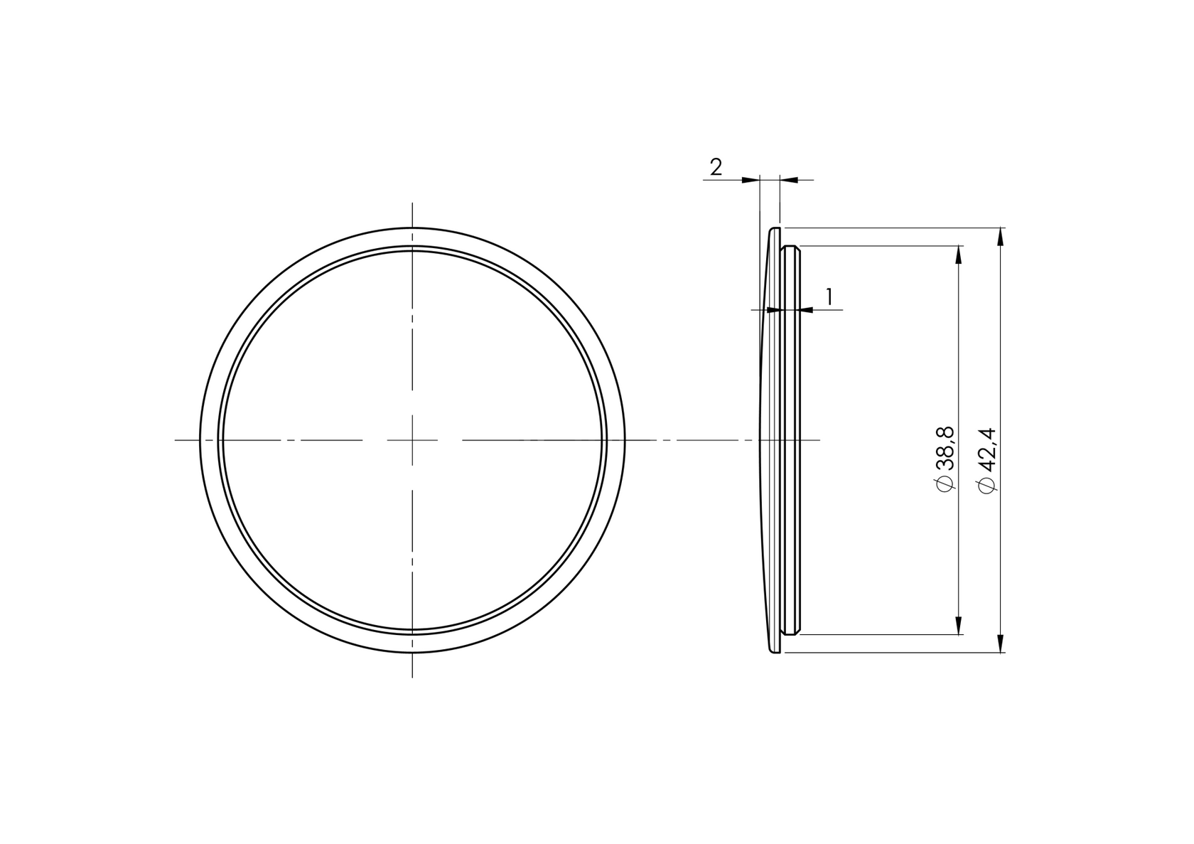 Zaślepka rury  solid