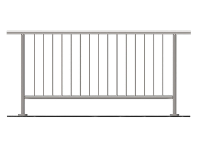 Balustrada nierdzewna pionowa VR AISI304, D42,4/d1