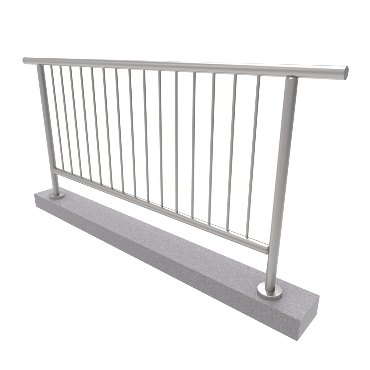 Balustrada nierdzewna pionowa VR AISI304, D42,4/d1