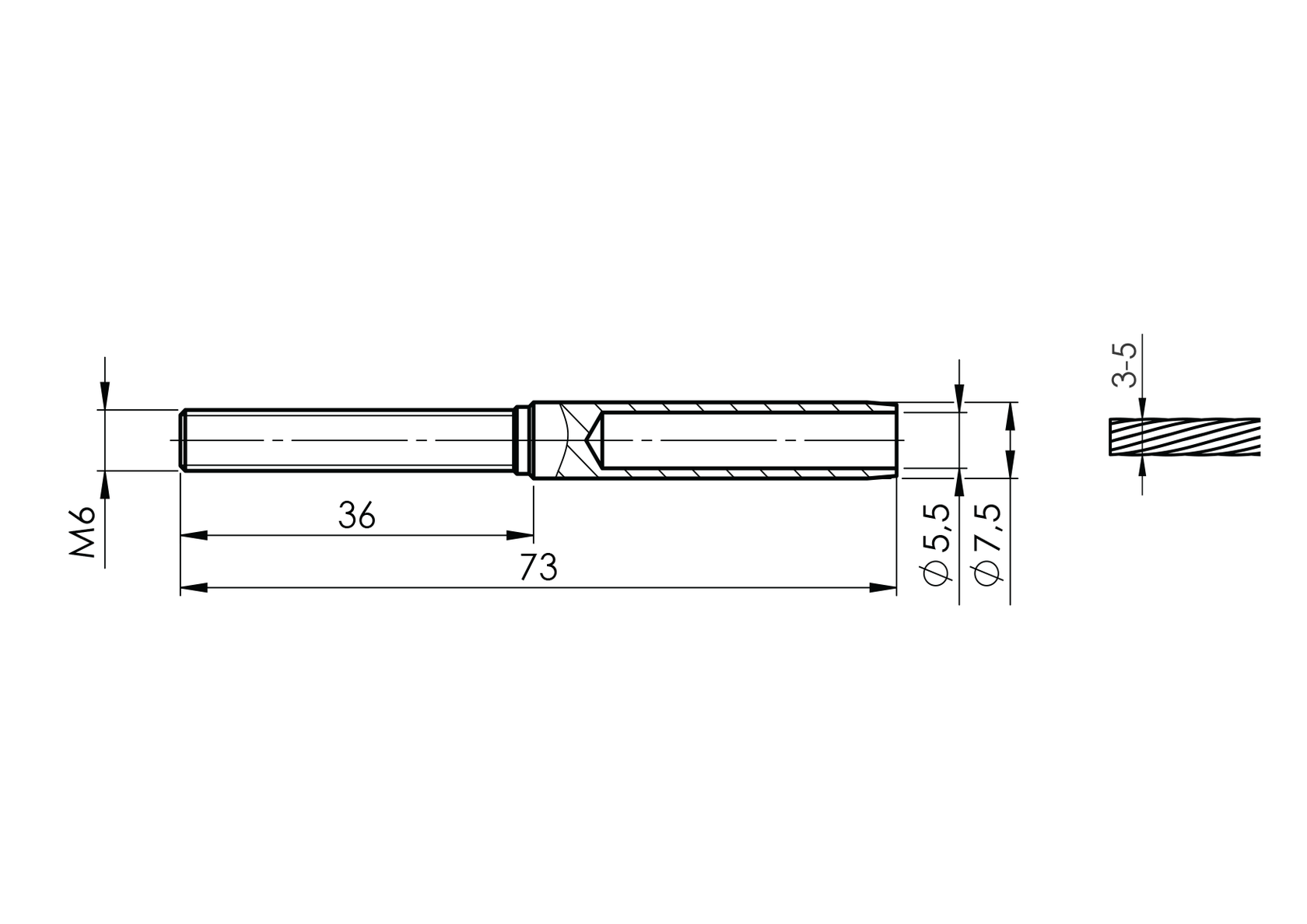 Uchwyt linki  walcowy