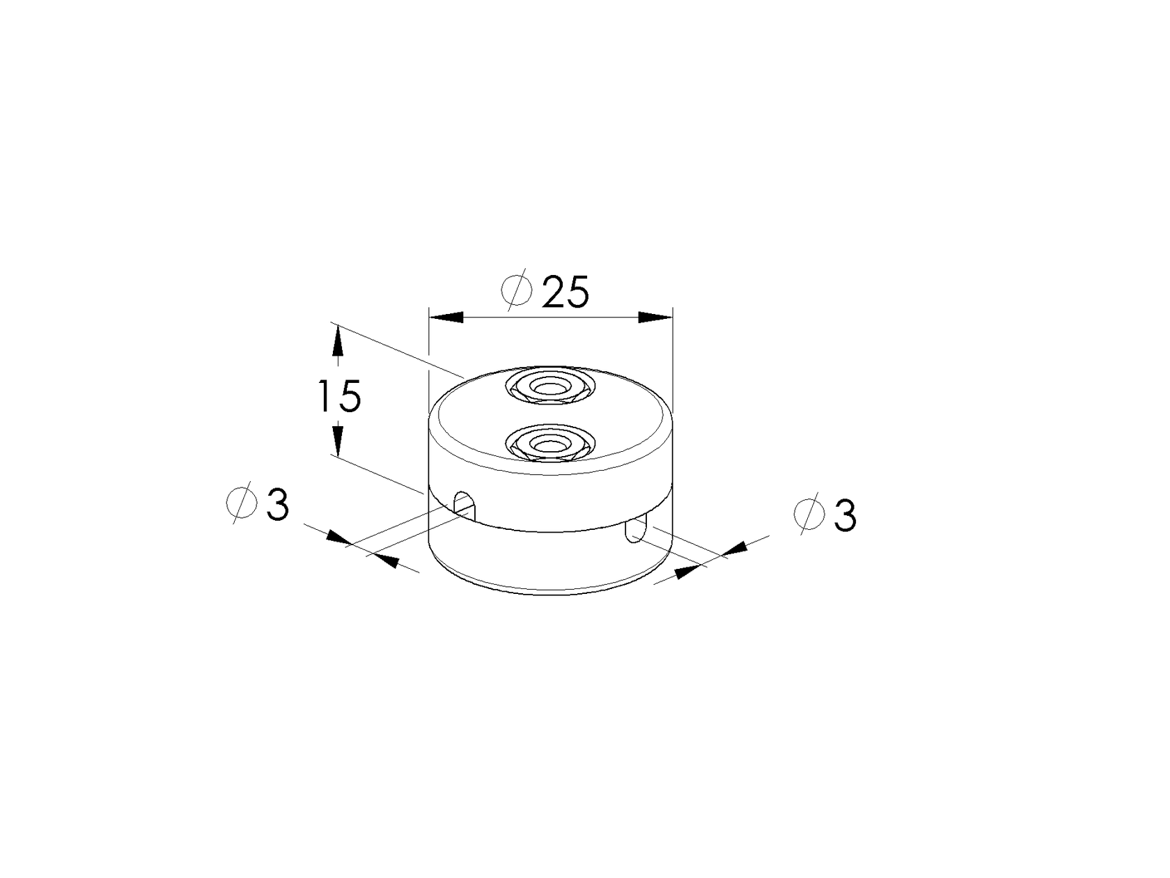 Element kontrujący linki