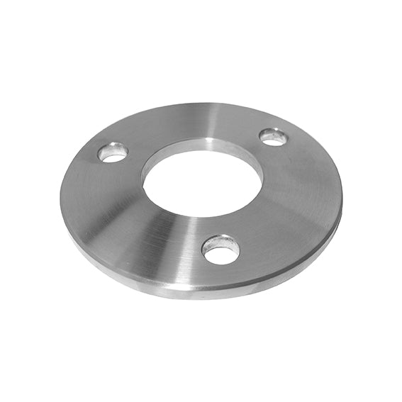 Krążek montażowy AISI304, D85/42,4mm, 3xd9, t4 raw