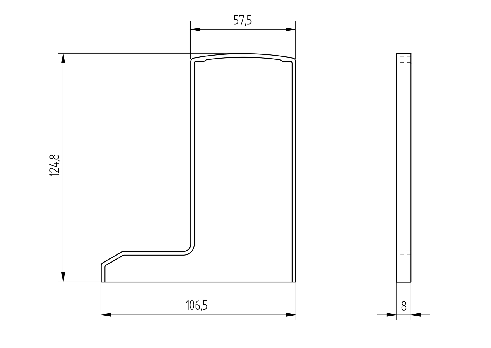 Zaślepki do Profili AL/0006-ECO-S-E