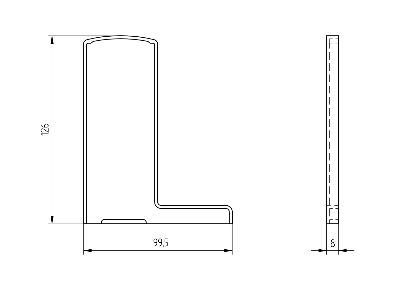 Zaślepki do Profili AL/0006-RAL 7016
