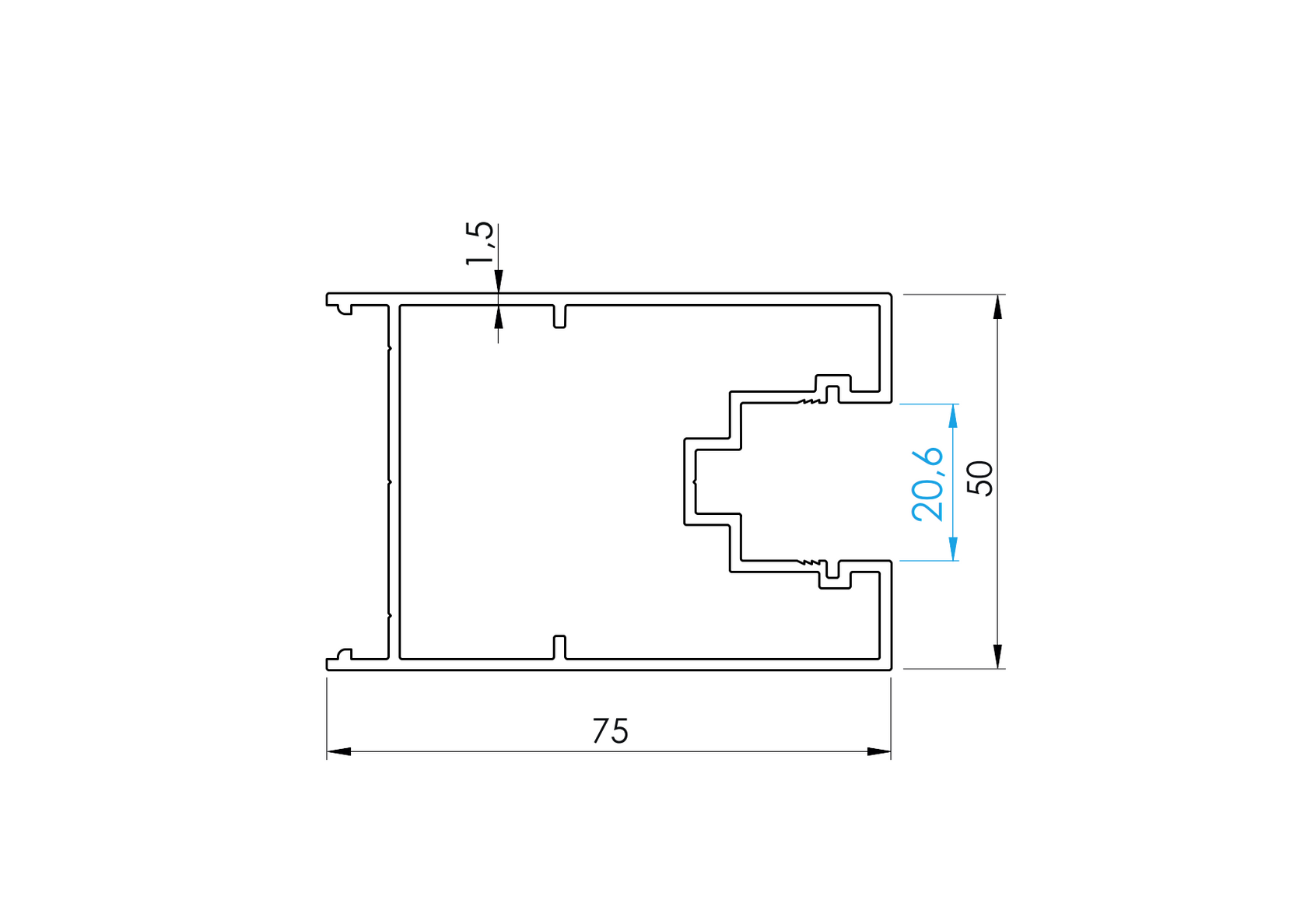 Profil ramowy bramkowy dla Design 2