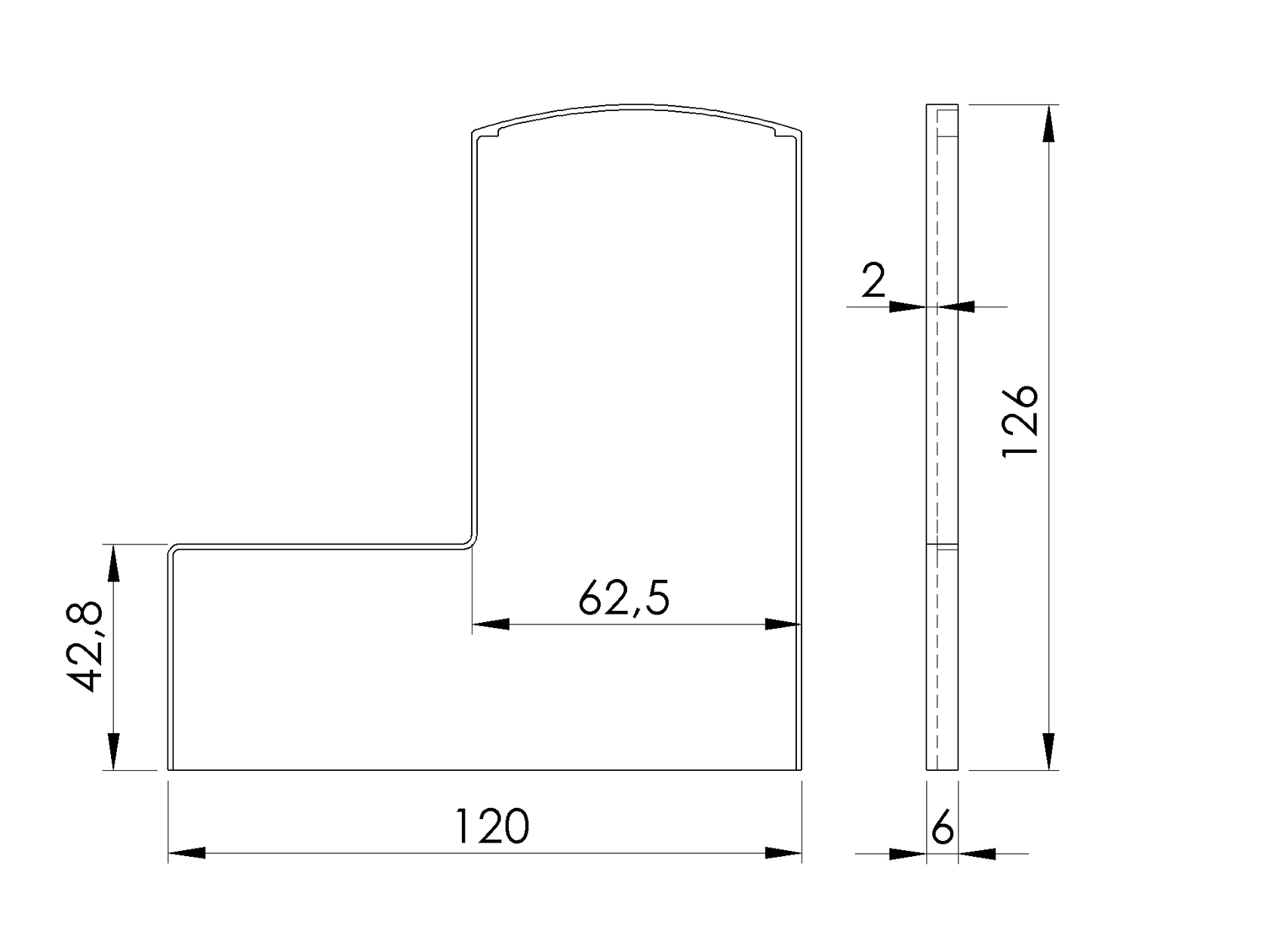 Zaślepki do Profili AL/0006-UNO-S-E