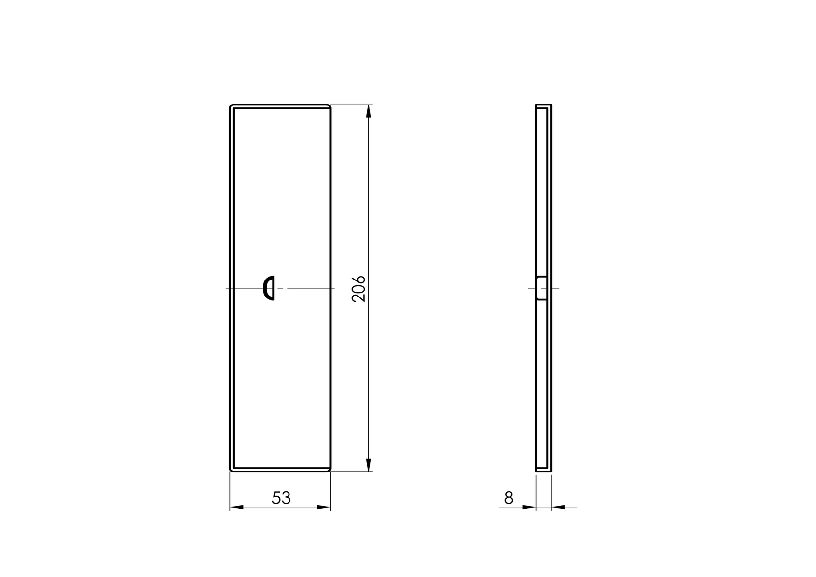 Zaślepki do Profili AL/0011-N-EB
