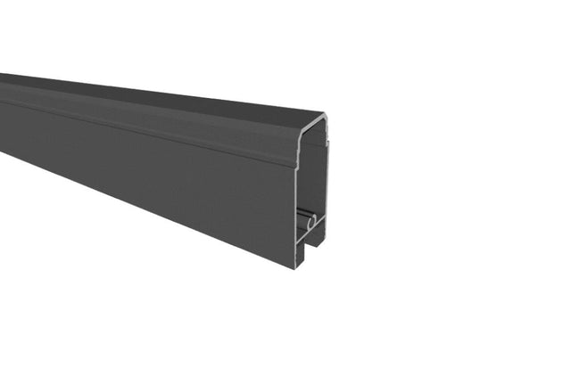 Aluminiowy profil górny do szklanej wypełnienia