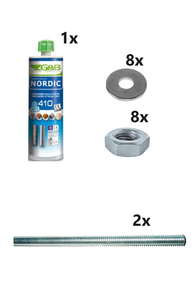 Zestaw montażowy - na zimę do CARPORT