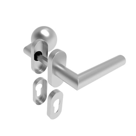 Klamka z szyldem AISI 304, K320