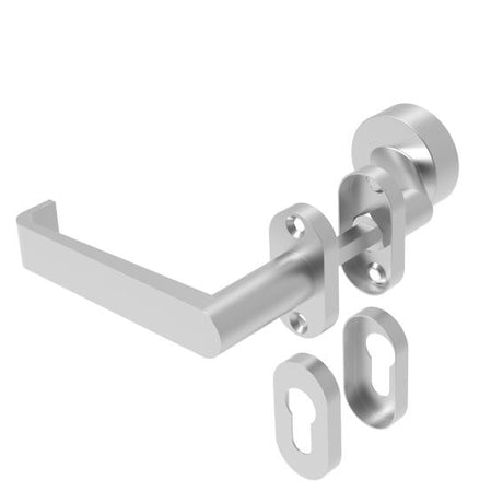 Klamka z szyldem AISI 304, K320, L135mm